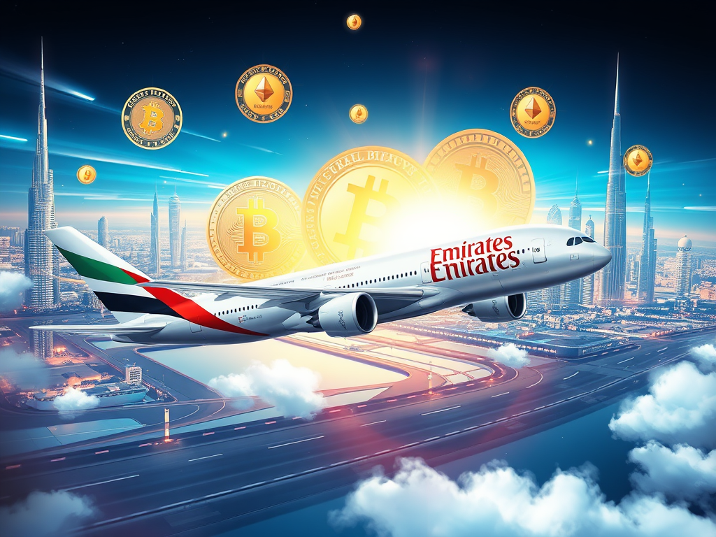加密貨幣起飛！阿聯酋航空及杜拜免稅店宣布加密貨幣支付計劃